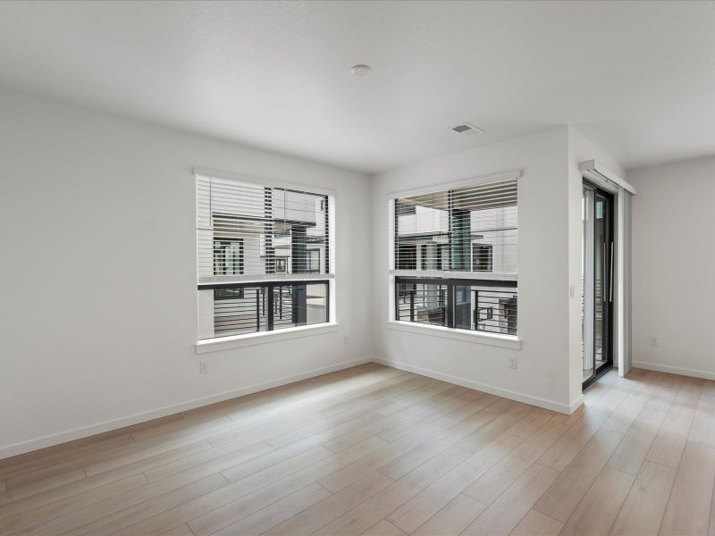 Spacious, unfurnished interior of a new home in The Hub at Virginia Village, Denver (Image 16). Spacious, unfurnished interior of a new home in The Hub at Virginia Village, Denver (Image 16).