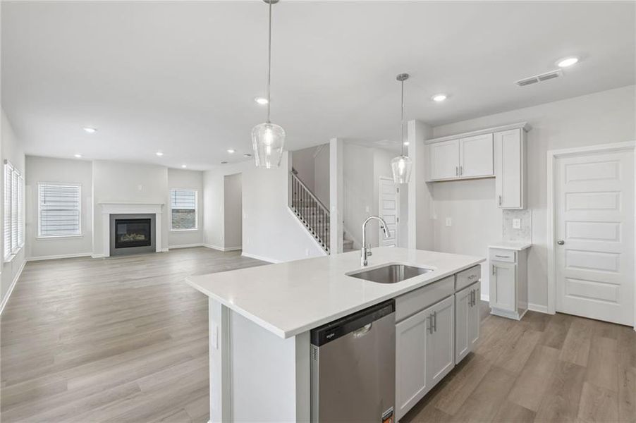 Furnished interior view inside a new home in Martin Springs - Estate Series, Lawrenceville (Image 6).