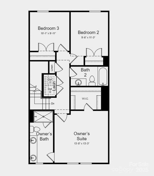 Structural Options Added Include: Shower Ledge in Owner's Bath