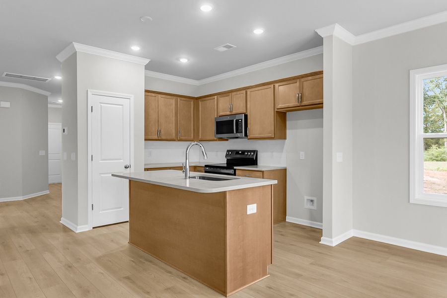 Furnished interior view inside a new home in Central Creek, Goose Creek (Image 8).