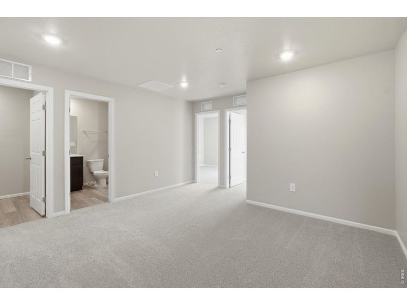 Spacious, unfurnished interior of a new home in Poudre Heights: The Meadow Collection, Windsor (Image 15).