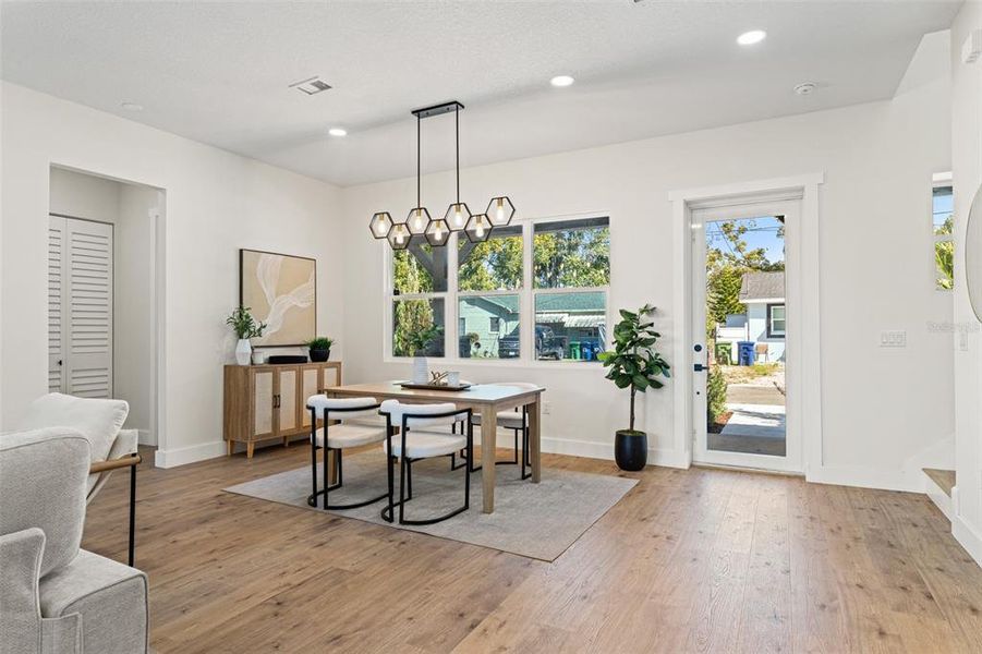 Furnished interior view inside a new home in , Tampa (Image 10). Furnished interior view inside a new home in , Tampa (Image 10).