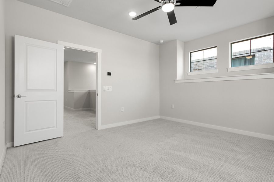 Spacious, unfurnished interior of a new home in The Tribute, The Colony (Image 31). Spacious, unfurnished interior of a new home in The Tribute, The Colony (Image 31).