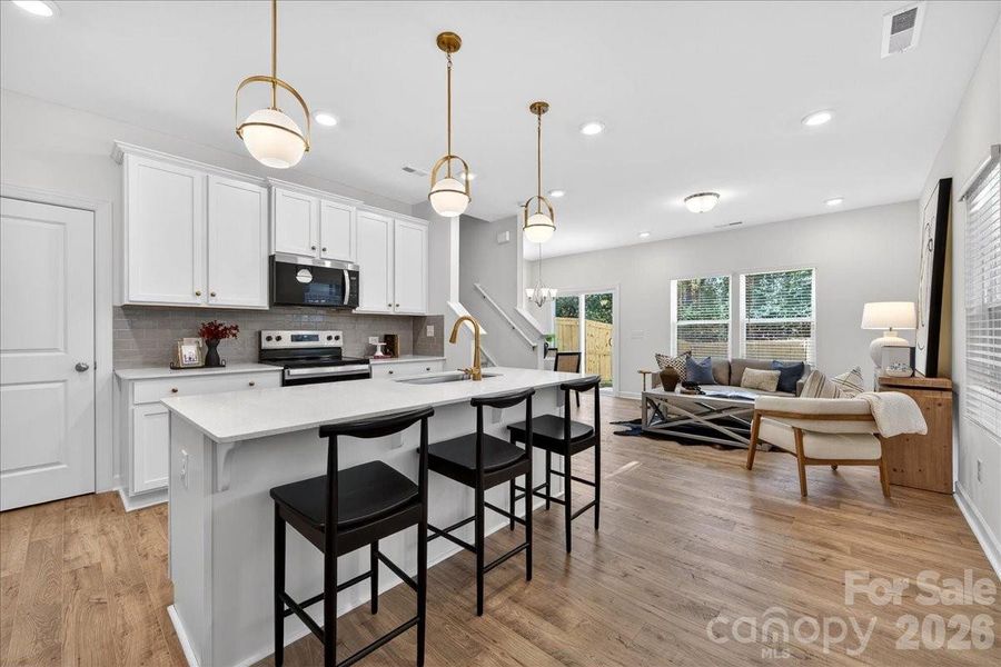 Furnished interior view inside a new home in , Charlotte (Image 14).
