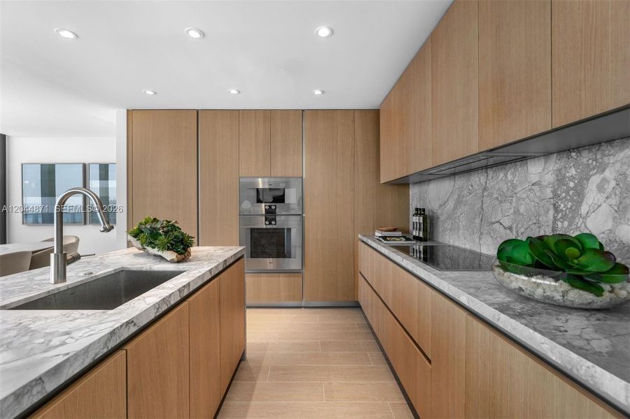Furnished interior view inside a new home in , Miami Beach (Image 14).
