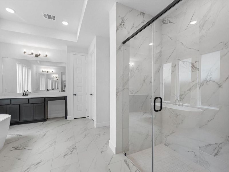 Furnished interior view inside a new home in Harvest Green, Richmond (Image 6).