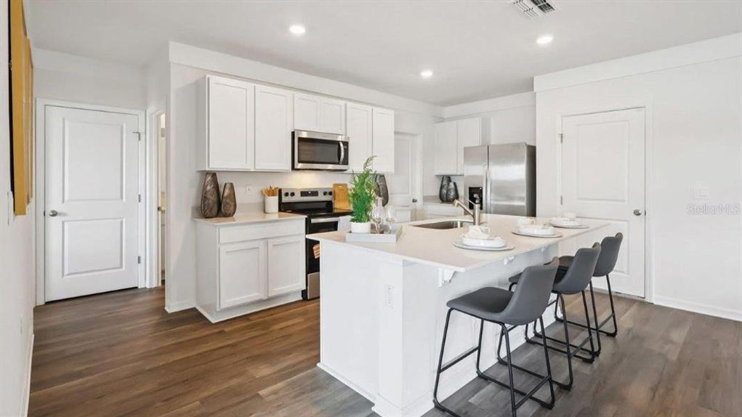 Furnished interior view inside a new home in , Davenport (Image 3). Furnished interior view inside a new home in , Davenport (Image 3).