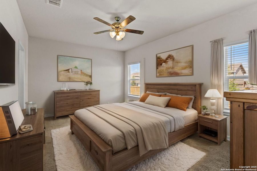 Furnished interior view inside a new home in , San Antonio (Image 15). Furnished interior view inside a new home in , San Antonio (Image 15).