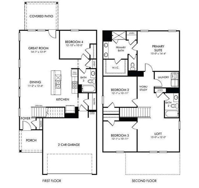 2D floor plan layout of this home in , Lawrenceville, GA (Image 2). 2D floor plan layout of this home in , Lawrenceville, GA (Image 2).