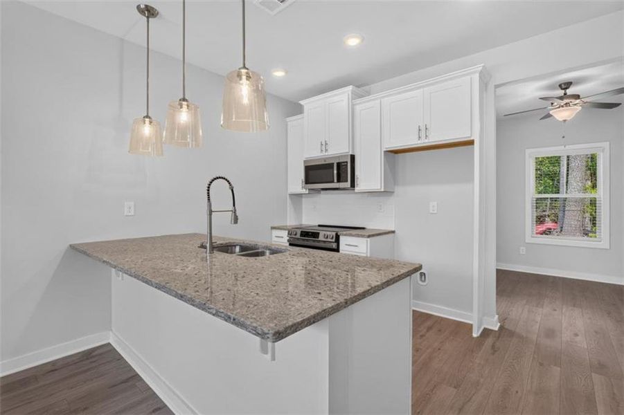 Furnished interior view inside a new home in The Cottages at East Lanier, Fayetteville (Image 7).
