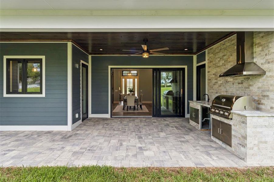 Exterior details and patio area of a home in , Winter Haven (Image 31). Exterior details and patio area of a home in , Winter Haven (Image 31).