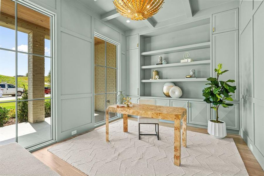 Furnished interior view inside a new home in , Fort Worth (Image 11).