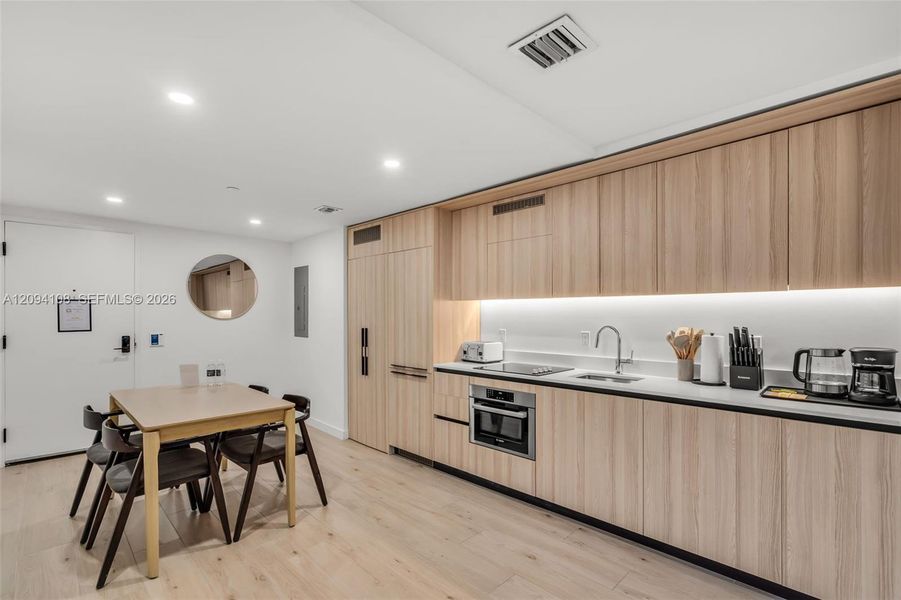 Furnished interior view inside a new home in , Miami (Image 14).
