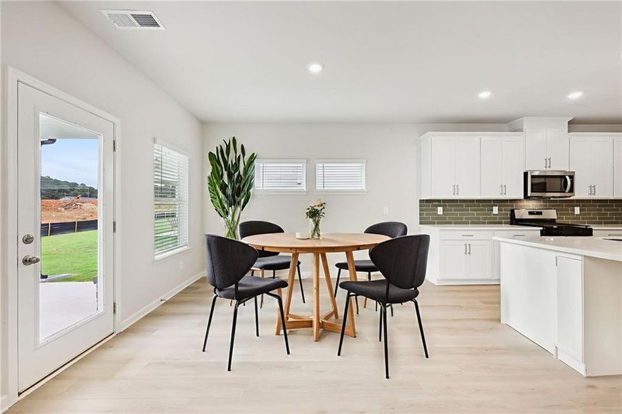 Furnished interior view inside a new home in Westmont Preserve, Powder Springs (Image 12).