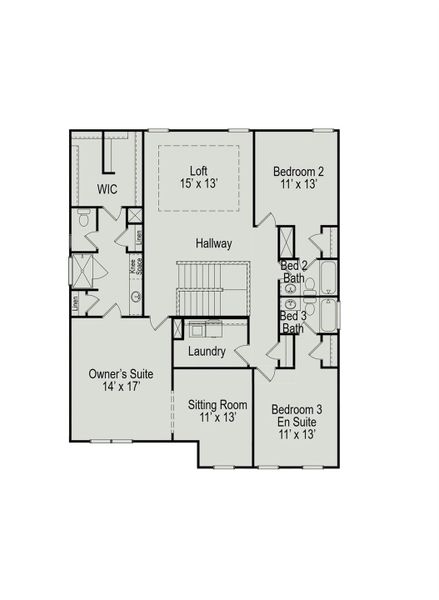 The James Second Floor Plan The James Second Floor Plan