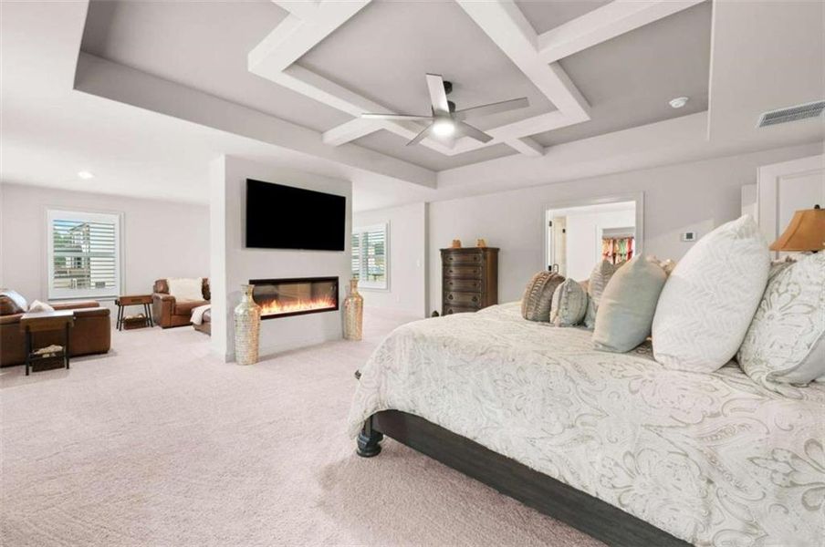 Furnished interior view inside a new home in , Conyers (Image 11).