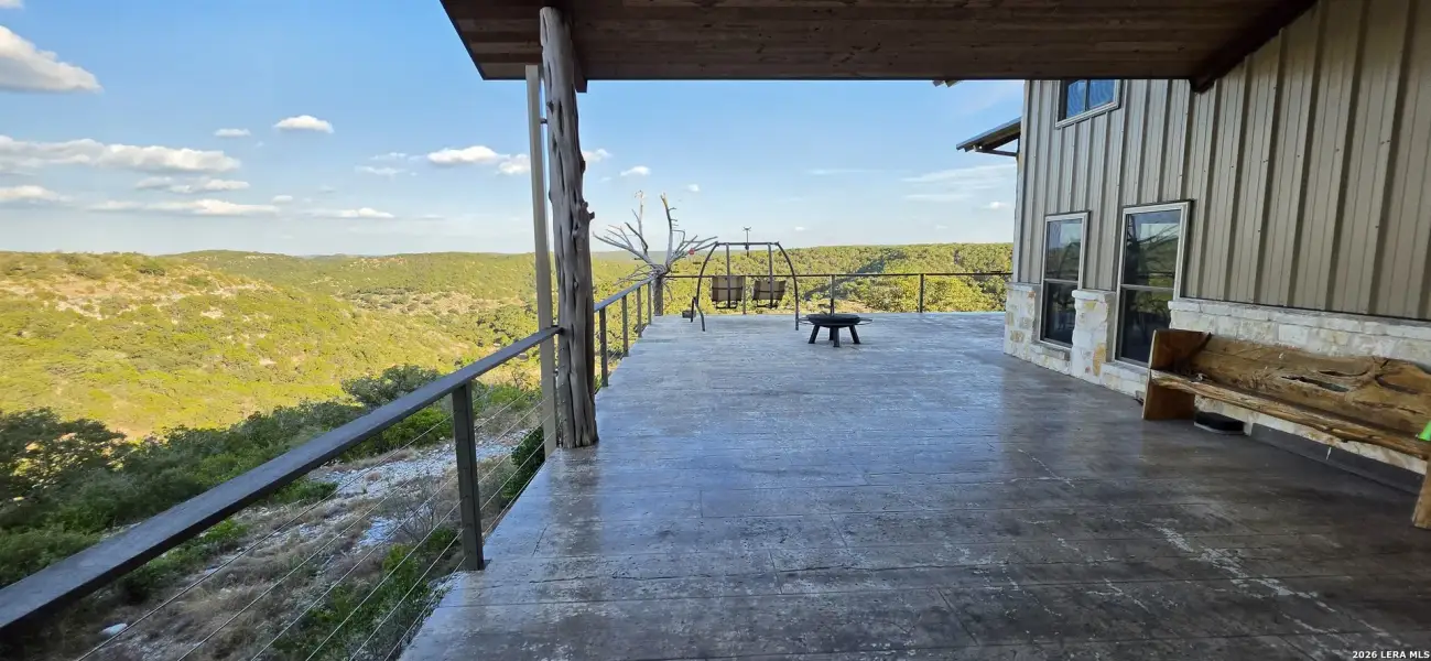 Exterior details and patio area of a home in , Leakey (Image 22).