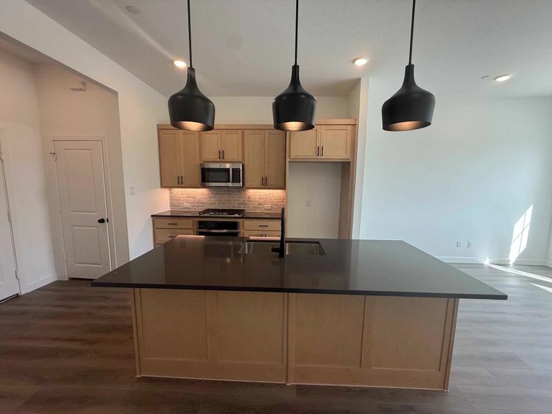 Kitchen Construction Progress featuring the Foundry Collection