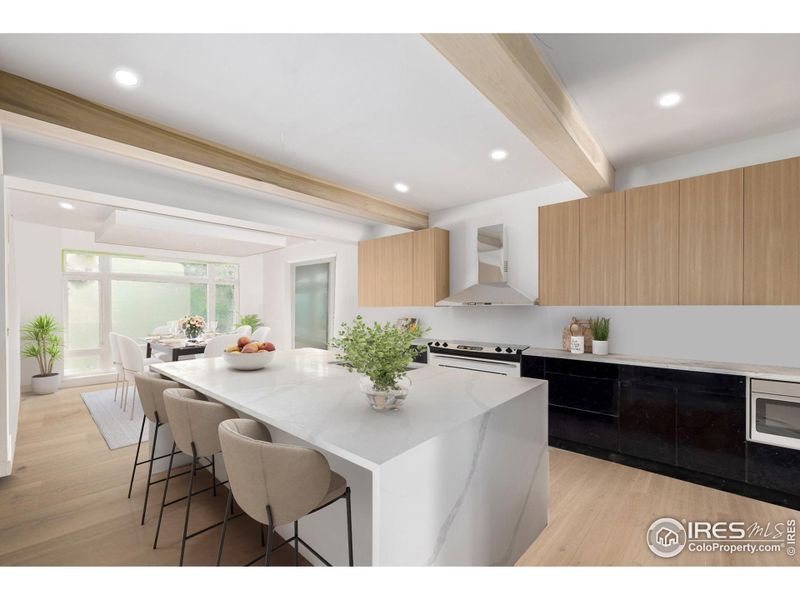 Furnished interior view inside a new home in , Denver (Image 17).