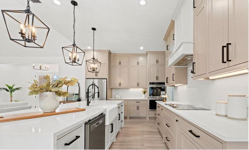Furnished interior view inside a new home in , Conroe (Image 9).