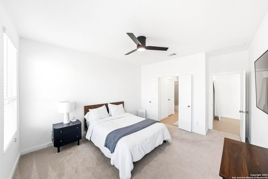 Furnished interior view inside a new home in Hidden Trails: Coastline Collection, Bulverde (Image 4).