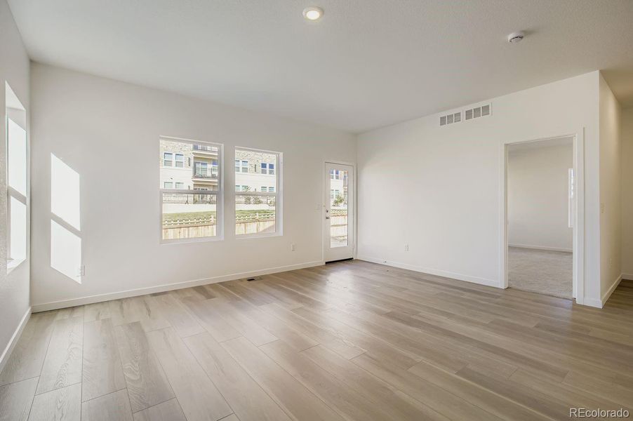Spacious, unfurnished interior of a new home in Ledge Rock: The Petal Collection, Johnstown (Image 10).