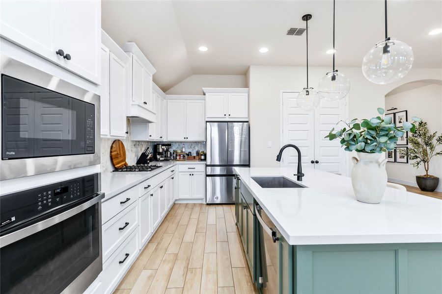 Furnished interior view inside a new home in Marvida, Cypress (Image 29).