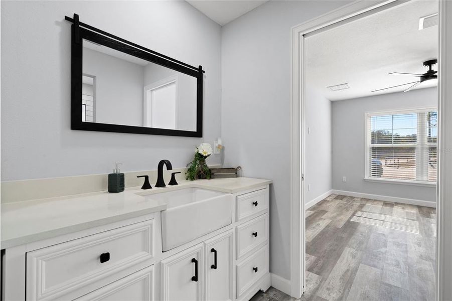 Furnished interior view inside a new home in , Okeechobee (Image 6).