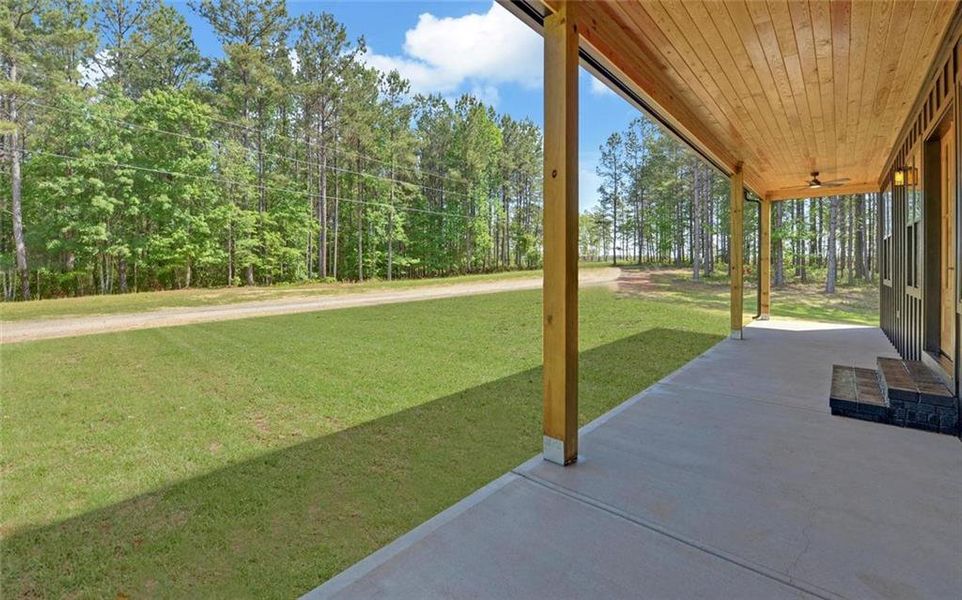 Exterior details and patio area of a home in , Dahlonega (Image 23). Exterior details and patio area of a home in , Dahlonega (Image 23).