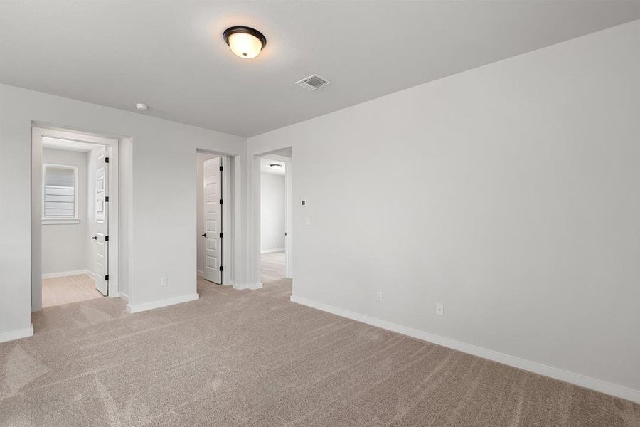 Spacious, unfurnished interior of a new home in Terrace Collection at Heritage, Dripping Springs (Image 15). Spacious, unfurnished interior of a new home in Terrace Collection at Heritage, Dripping Springs (Image 15).