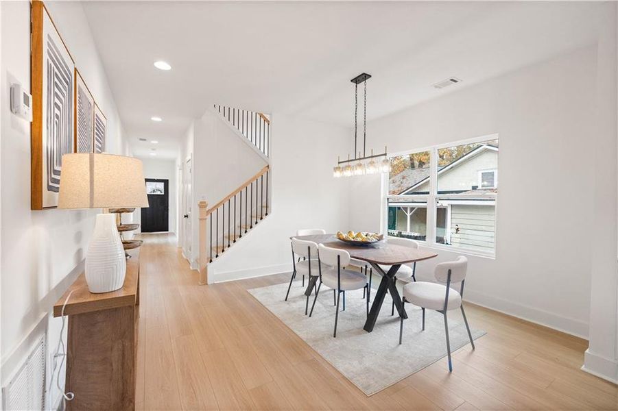 Furnished interior view inside a new home in , Atlanta (Image 46).