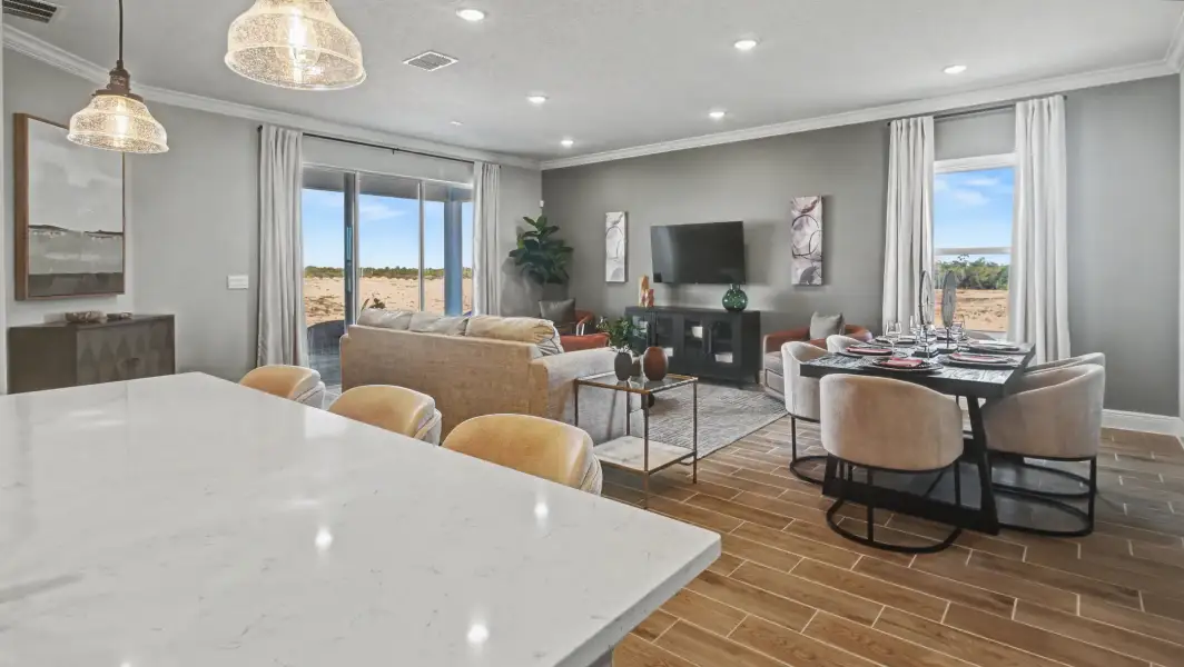 Furnished interior view inside a new home in Woodland Ranch, Dundee (Image 17).