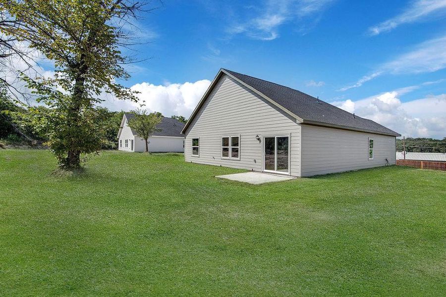 Exterior details and patio area of a home in , Azle (Image 2). Exterior details and patio area of a home in , Azle (Image 2).