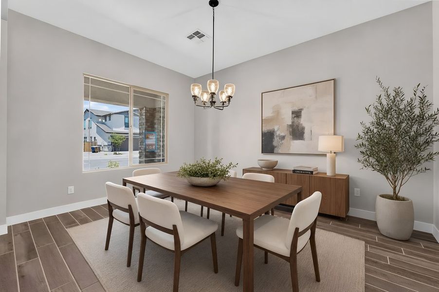 Furnished interior view inside a new home in Legado, Queen Creek (Image 7).