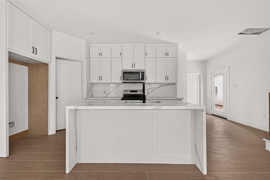 Furnished interior view inside a new home in , Spring (Image 7).