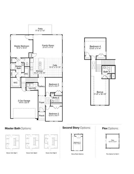 Explore the flexible floor plan options designed f