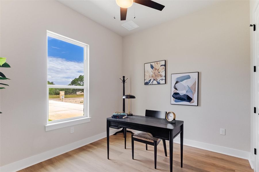 Furnished interior view inside a new home in , Bertram (Image 12). Furnished interior view inside a new home in , Bertram (Image 12).