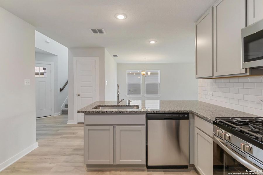 Furnished interior view inside a new home in Willow Point, San Antonio (Image 7). Furnished interior view inside a new home in Willow Point, San Antonio (Image 7).