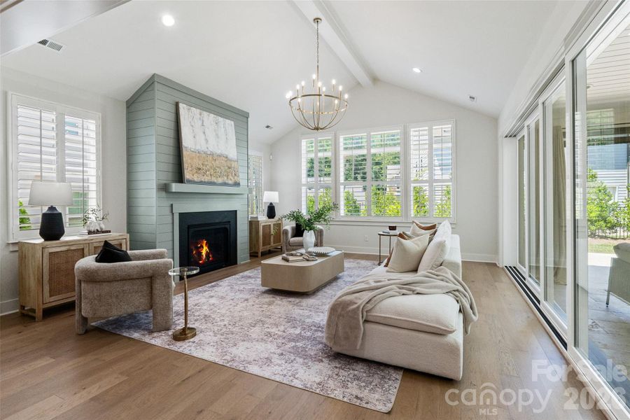 Furnished interior view inside a new home in , Fort Mill (Image 13).