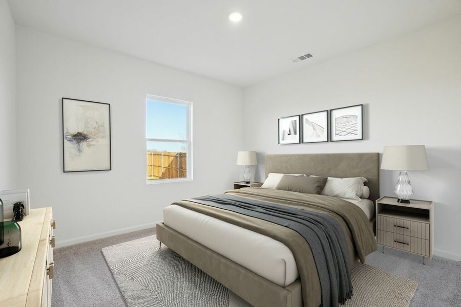 Furnished interior in a model home at Windmill Farms in Forney (Image 19). Furnished interior in a model home at Windmill Farms in Forney (Image 19).