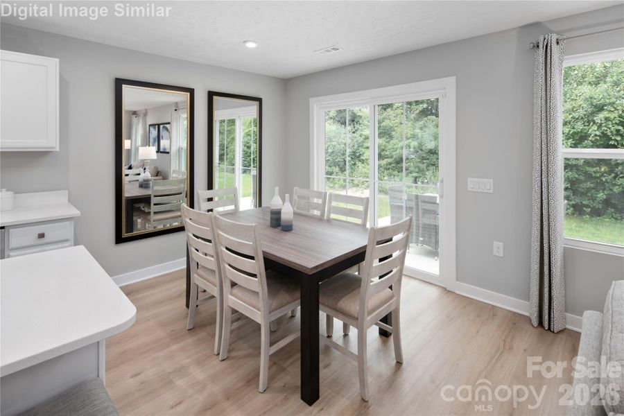Furnished interior view inside a new home in Linwood Estates, Lexington (Image 14).