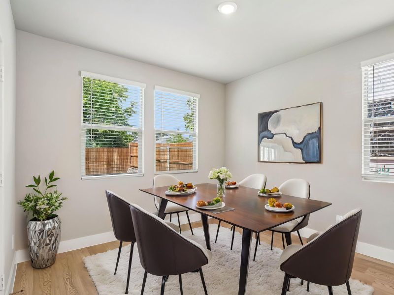 Furnished interior view inside a new home in Eastridge - Premier Series, McKinney (Image 5).