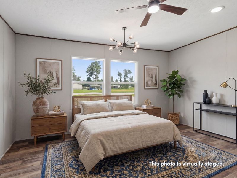 Furnished interior view inside a new home in , Cleveland (Image 6).
