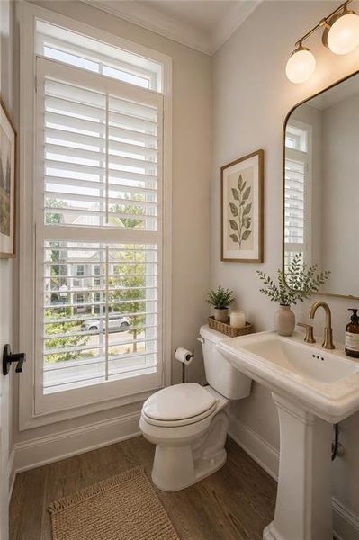 Furnished interior view inside a new home in , Alpharetta (Image 15).