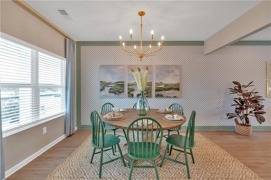 Furnished interior view inside a new home in , Rockmart (Image 4).