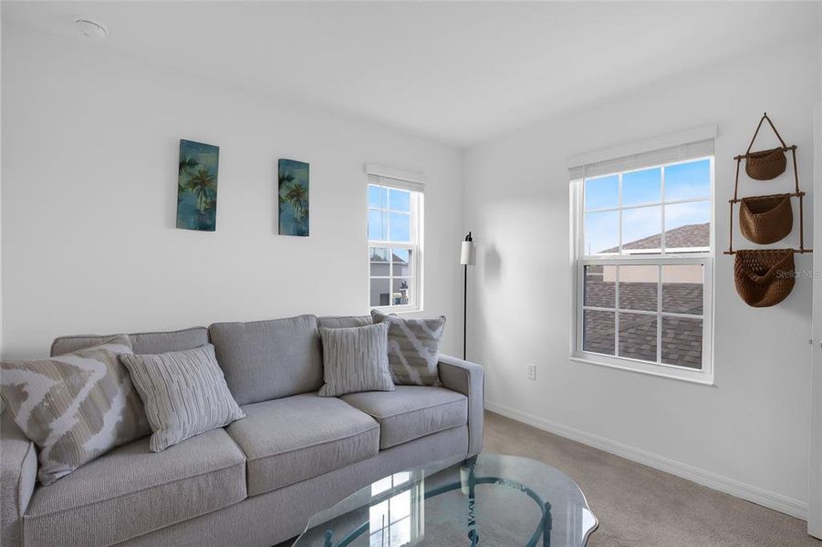 Furnished interior view inside a new home in Horse Creek at Crosswinds, Davenport (Image 42). Furnished interior view inside a new home in Horse Creek at Crosswinds, Davenport (Image 42).