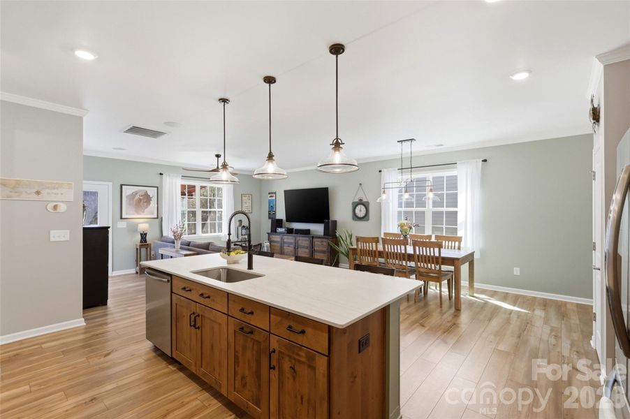 Furnished interior view inside a new home in , Fort Mill (Image 8).
