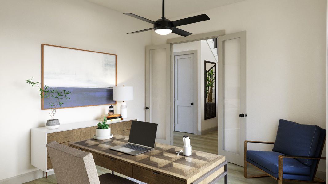 Representative furnished interior of a home built from the Cannes by Normandy Homes in Hazelwood 40' Series, Frisco (Image 6). Representative furnished interior of a home built from the Cannes by Normandy Homes in Hazelwood 40' Series, Frisco (Image 6).