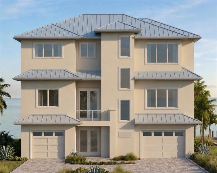 Front exterior of a new home in , Treasure Island, FL, highlighting curb appeal (Image 2). Front exterior of a new home in , Treasure Island, FL, highlighting curb appeal (Image 2).