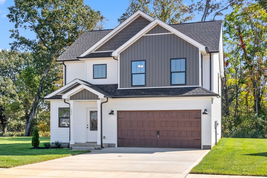 Representative exterior photo of a completed home built from the Kai by Rockwood Homes in New Hope Estates, Nashville, TN (Image 2).